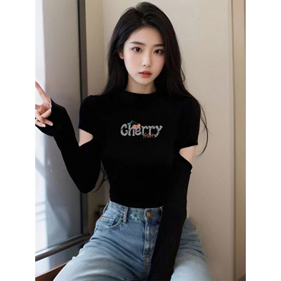 2024新款春装美式长袖上衣女