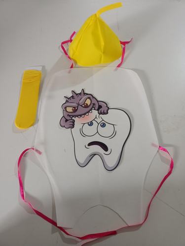 儿童牙细菌大战演出服幼儿园牙齿大作战表演服装情绪小怪兽舞蹈服