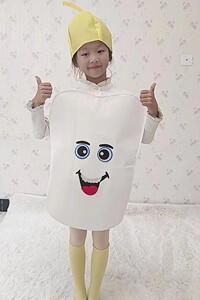 儿童细菌大战演出服服装牙齿道具