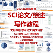 SCI论文发表写作综述文献选刊投稿作图文理科零基础入门高级教程