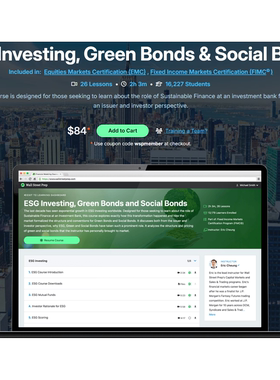 Wall Street Prep ESG Investing, Green Bonds & Social Bonds