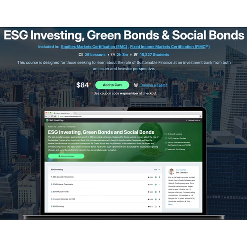 ESGInvestingGreenBonds课程
