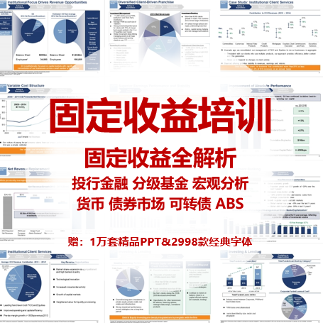 投行固定收益实操视频固收培训债券衍生品abs公司企业债分级基金