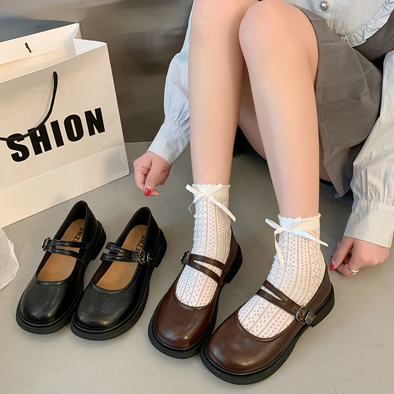 女童皮鞋2025春秋季新款中大童