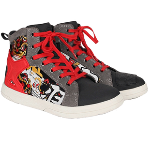 赛羽摩托车鞋夏季越野机车靴短靴男女骑士骑行靴子装备骑行防风