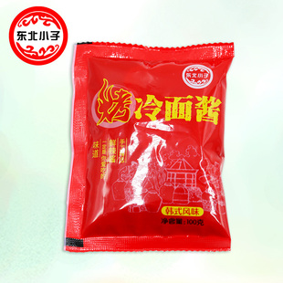 酸甜微辣韩式 袋 口味烧烤酱 烤冷面专用酱100g 东北小子