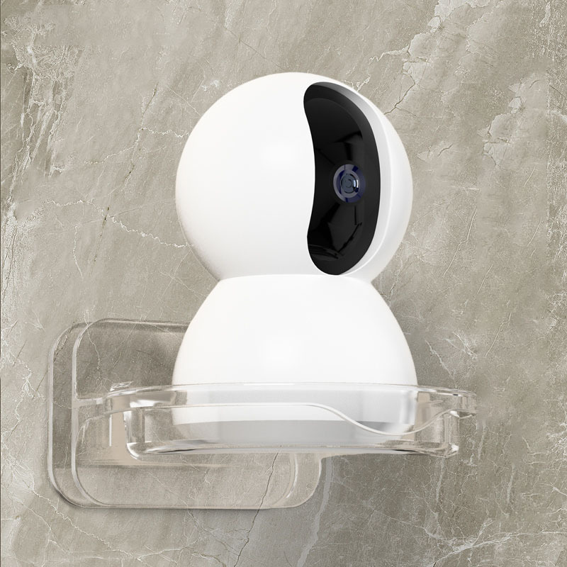 摄像头室内支架免打孔监控机架家用室外墙上置物架路由器放置架子