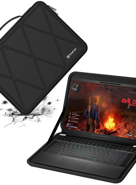 Smatree适用外星人（alienware） x16 /m16 笔记本游戏本手提公文包内胆包硬壳保护