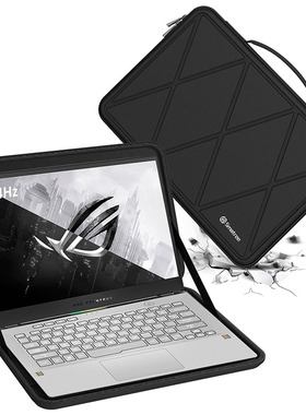 Smatree适用华硕ASUS ROG Zephyrus G14 破晓6S a豆14/14 Pro 14英寸笔记本电脑手提包内胆包硬壳防摔