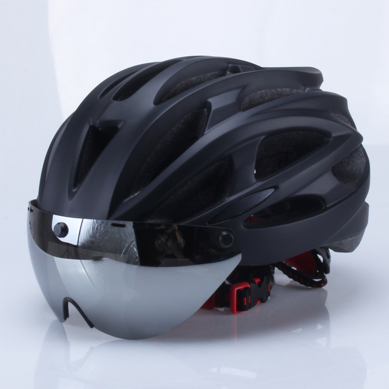 骑行头盔风镜一体山地公路骑行单车帽子男女安全帽装备超轻,自行车/骑行装备/零配件,骑行头盔,淘宝优惠券,粉丝福利购,淘宝优惠卷