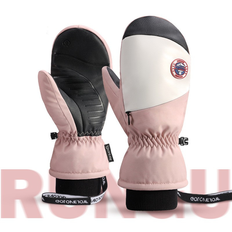 冬季加绒防水滑雪手套RBworld