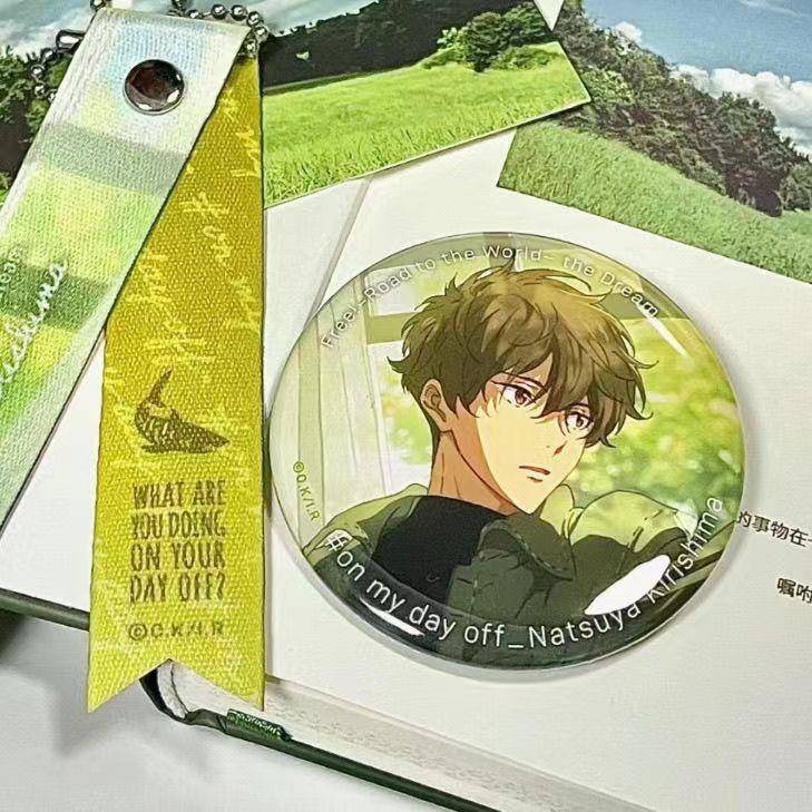 free男子游泳部桐岛夏也吧唧徽章高颜值送同学朋友闺蜜礼物