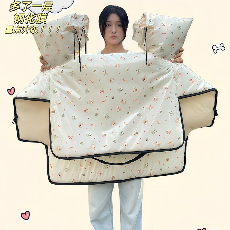 新钢化膜冬季挡风被加厚电动车冬款防水覆膜超厚挡风罩通用可收纳