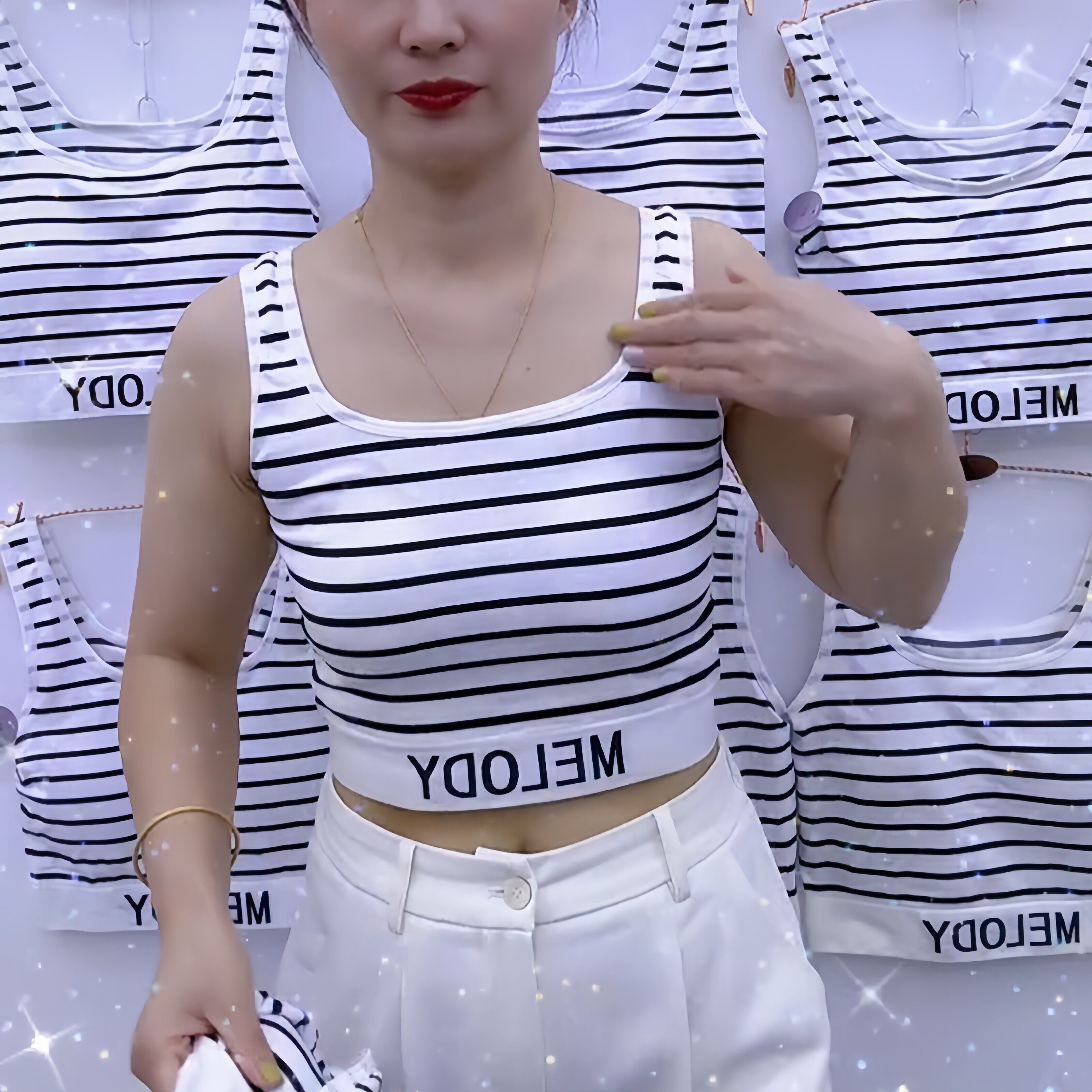 内搭吊带背心女带胸垫聚拢防下垂美背时尚洋气时髦可外穿运动内衣