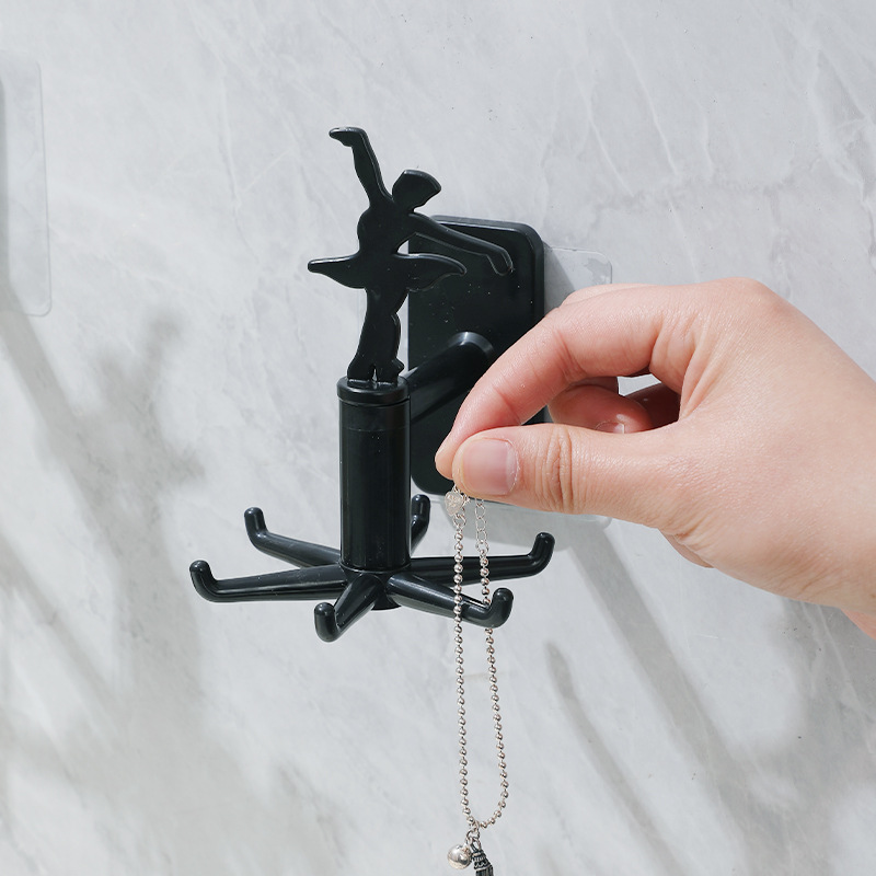 六爪旋转挂钩跳舞的芭蕾女孩粘钩