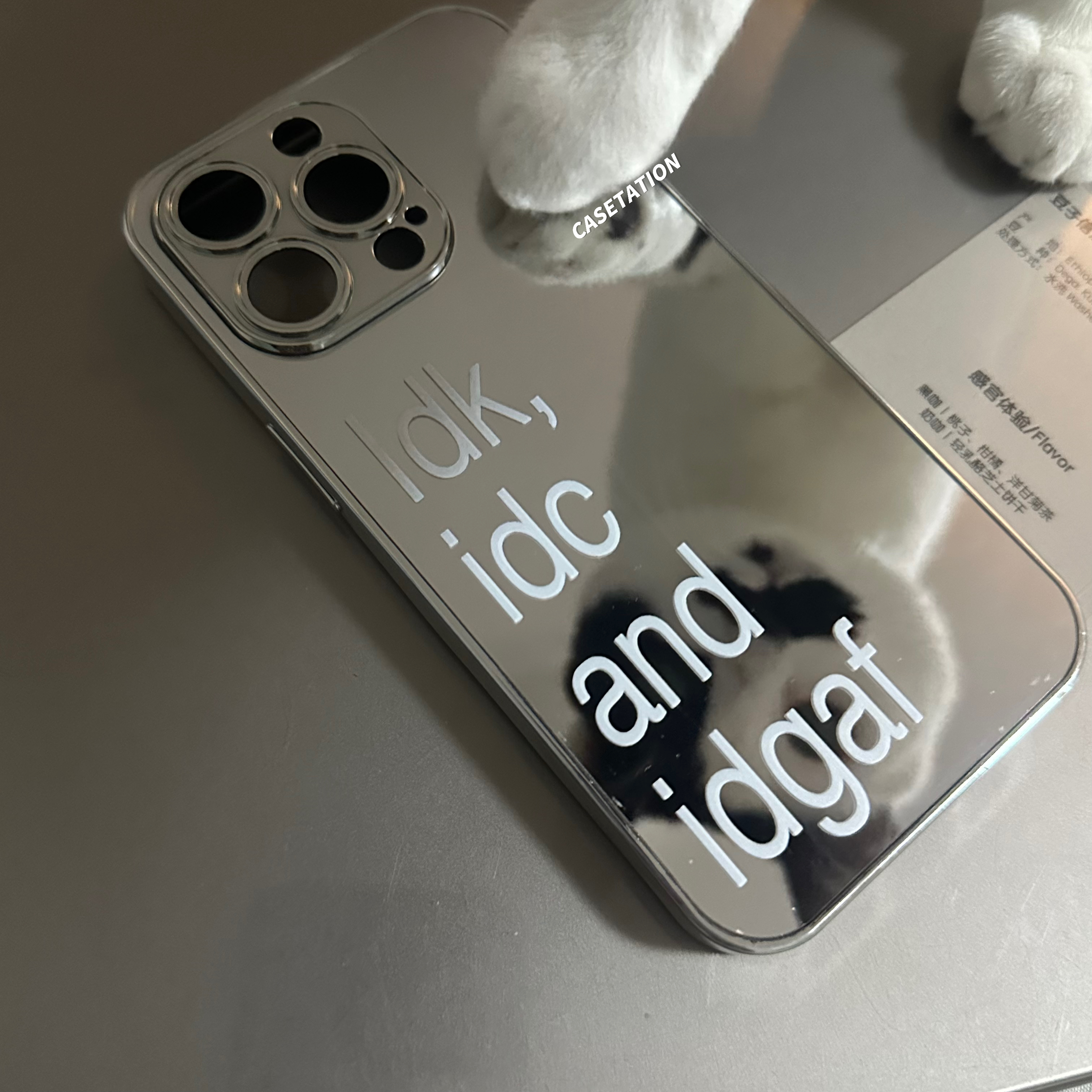 IdontKnow英文创意全包手机壳