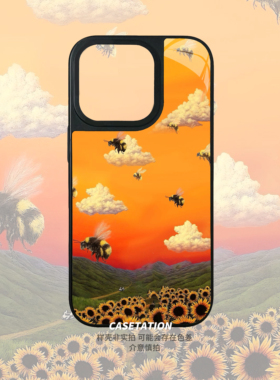 Flower Boy Tyler拼贴大孔二合一黑色水凝壳iPhone17promax全包边华为pura80/mate手机硬壳嘻哈ins手机保护套