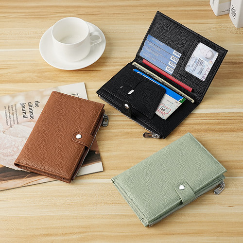 韩国旅行机票护照夹ins多功能证件袋RFID防盗刷护照保护套证件包