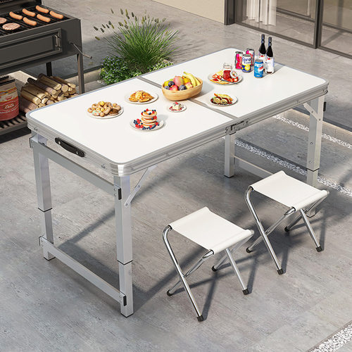 Portable Aluminum Folding Table Chair Set Outdoor Camping