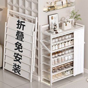 save shelf shoe storage Folding cabinet space rack dustproof