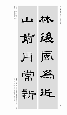 张迁碑集字对联 中国历代名碑名帖集字系列丛书 陆有珠 隶书毛笔字帖书法临摹碑帖米字格 桃花源记小石潭记