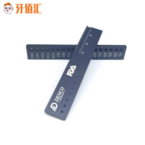 口腔牙科材料DENCO测量尺牙胶尖直径测量尺根管根尖测量尺可高温