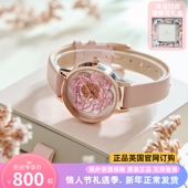 OliviaBurton手表女轻奢小众3D玫瑰正品 名牌女士情人节礼物OB女表