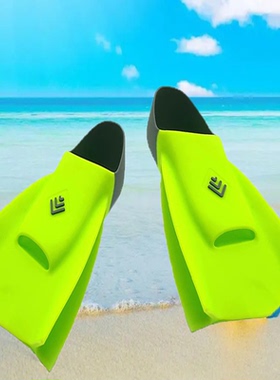 DMC 澳大利 亚专业游泳 硅胶脚蹼 儿童成人 Original 经典款 绿色