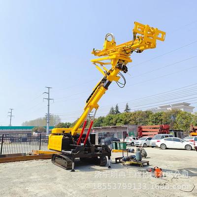 管棚钻孔锚杆钻机无死角打孔锚固钻机液压掘进隧道排水孔钻孔机