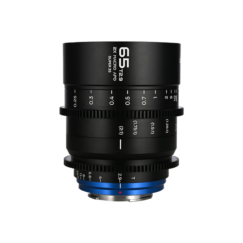 老蛙 S35画幅 65mm T2.9电影微距镜头 2倍放大 APO技术复消色差