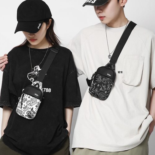 进口包包男女款潮流睿营运动手机包2023韩版ins简约迷你斜挎包