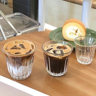 进口Dirty咖啡杯 澳白冰拿铁杯冷萃杯古典复古200ml玻璃杯子i 美式