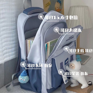 书包女ins森系百搭小众校园初中高中学生高颜值耐脏大容量