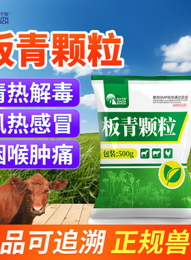 板青颗粒兽药正品兽用注射板蓝根粉清热解毒感冒发热养鸡猪牛羊用