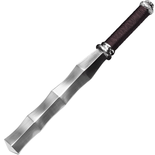 精制手工龙泉304不锈钢十八般武器 裁决之杖 冷兵器精制摆件收藏