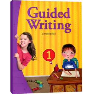 美国进口小学英语短期写作 guided writing 1-3初高级少儿英语写作专项教材三年级初级入门强化提升训练手把手教你写作文英语写作