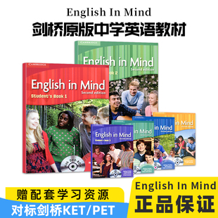 Mind 小学6年级A1 PET考试英版 中学英语教材English 5级别剑桥eim教材第二版 Starter 入门级学生用书KET 剑桥原版 英版