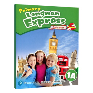 香港朗文小学英语教材Primary Longman Express 1A-6B课本第二版一年级上学期朗文快车PLE培生少儿英语外国语学校专用教材 在家学