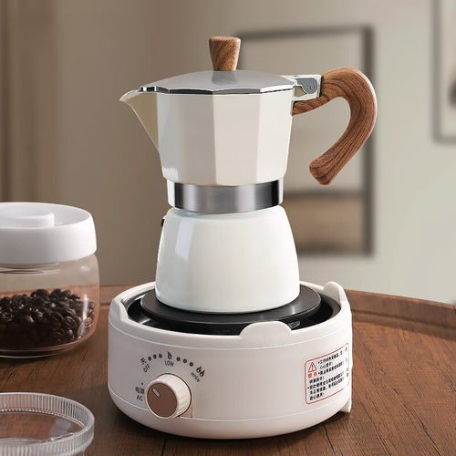 CLITON家用意式摩卡壶电陶炉套装