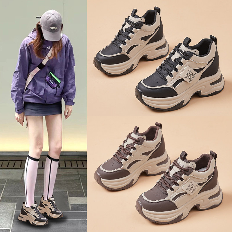 内增高老爹鞋女2025秋季新款