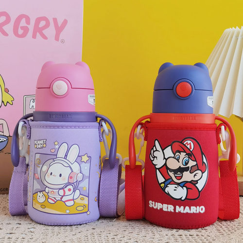 杯具熊儿童保温杯套保护套水杯套