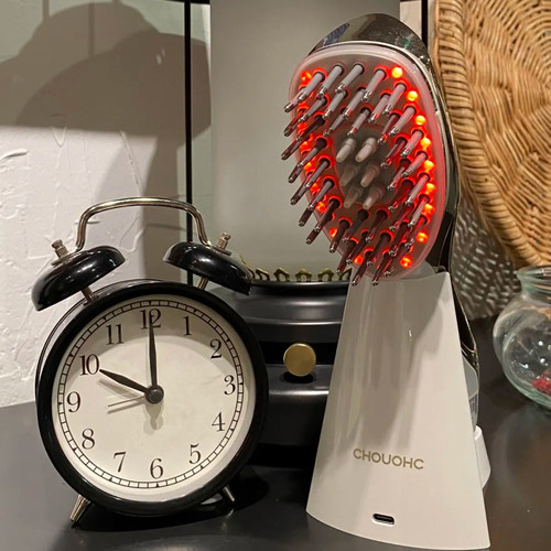 日本CHOUOHC日本闪蝶鎏金梳子美容仪器负离子蓬松美发梳精华