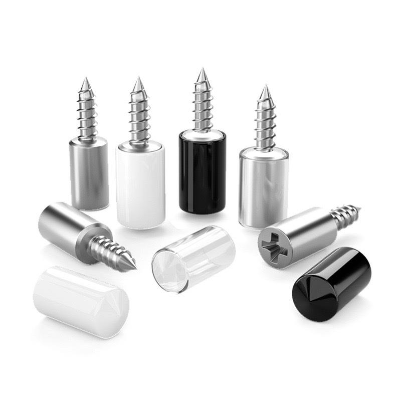 一体自攻螺丝隔板固定托钉粒搁板活动木板托架衣柜玻璃拖层板托钉