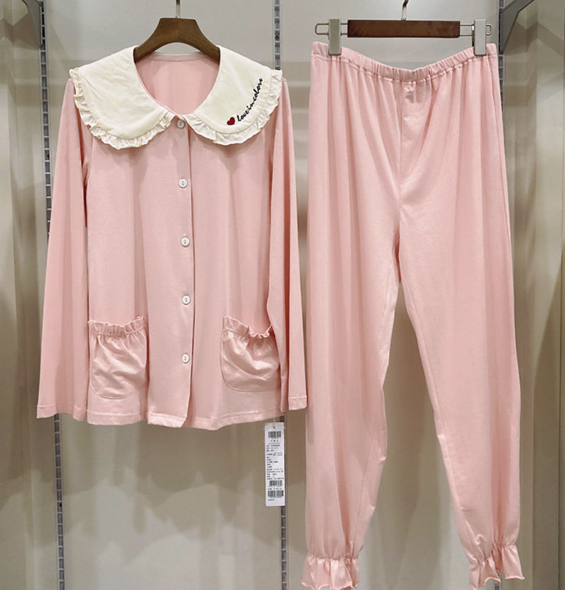 春夏纯棉月子服家居服待产孕之彩