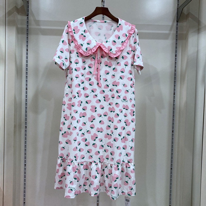 孕之彩夏装孕妇睡裙家居服家居裙