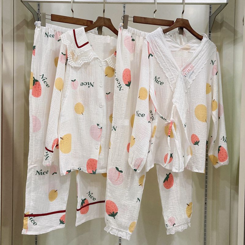 孕之彩和服系带住院透气喂奶衣