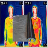 防红外线专用布遮挡监控摄像头布百分百不透光看不透防热成像仪布