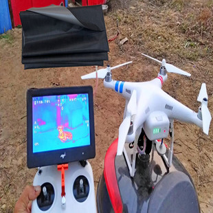 防无人机红外线摄像头拍摄专用布防热成像夜视仪望远镜监控看透布