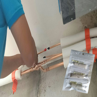 空调外机铜管漏制冷剂补漏胶冰箱冷库冷凝器漏氟铝管裂口沙眼焊接