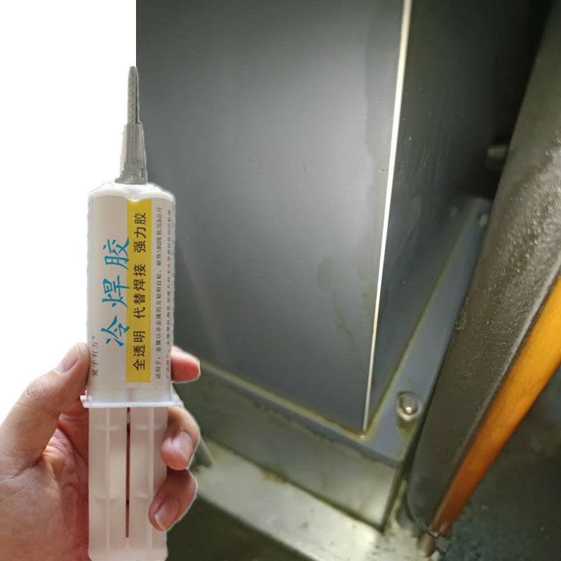 餐厅排烟管漏油修补专用胶水饭馆厨房不锈钢铁皮排风管接缝补漏剂